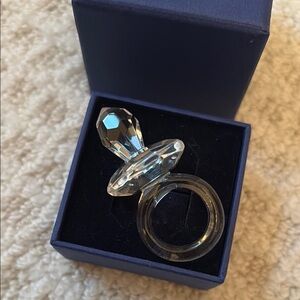 Miniature Crystal Pacifier Figurine